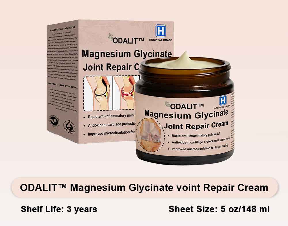 ✨ ODALIT™ Magnesium Glycinate Joint Repair Cream (Effective relief for arthritis, nerve pain, rheumatic conditions, sports injuries, and muscle spasms)✨