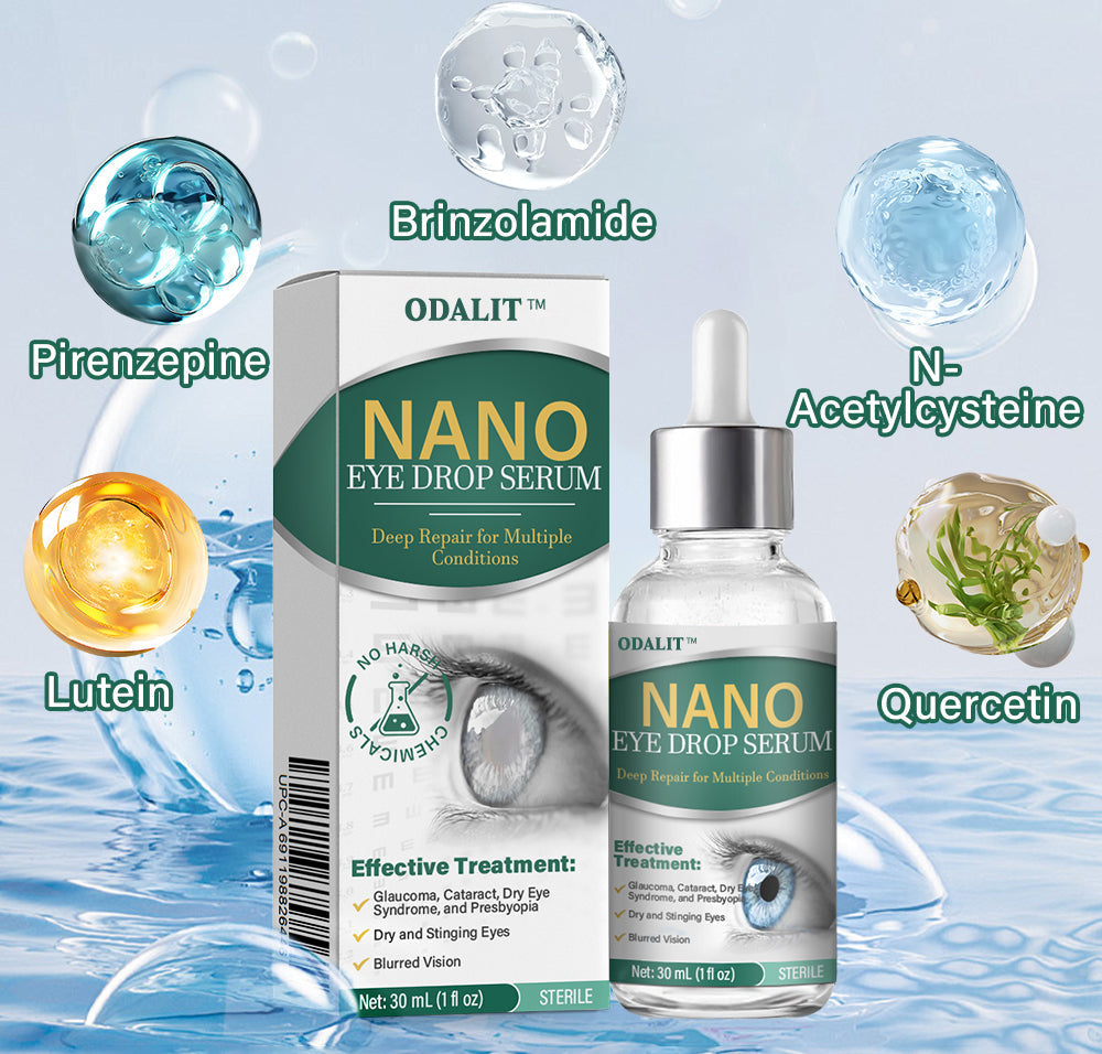ODALIT™ Nano Eye Drops Serum ✅FDA Approved(Suitable for presbyopia, dry eye syndrome, glaucoma, and cataracts)