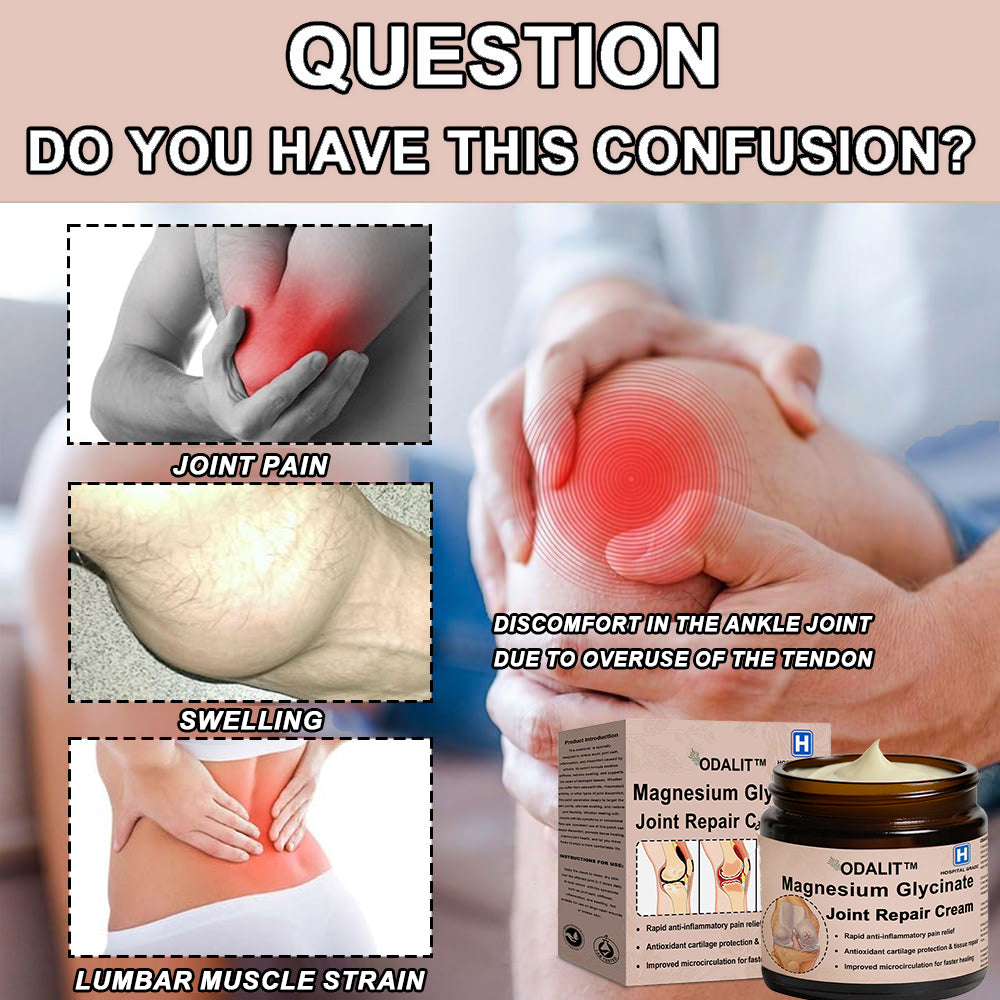 ✨ ODALIT™ Magnesium Glycinate Joint Repair Cream (Effective relief for arthritis, nerve pain, rheumatic conditions, sports injuries, and muscle spasms)✨