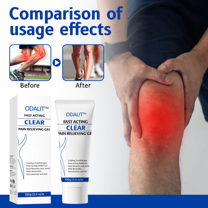 ODALIT™ 💪Soothing Cooling Gel – Menthol & Frankincense Formula for Muscle Tension Relief, Relaxation for Waist, Legs, Knees, Shoulders & Neck – Ideal for Post-Sports Fatigue