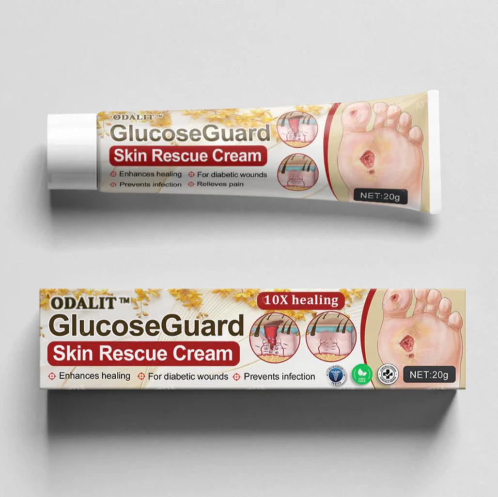 ODALIT™ GlucoseGuard Skin Rescue Cream – Hydrating & Healing Care for Diabetic Skin | 50% OFF Today