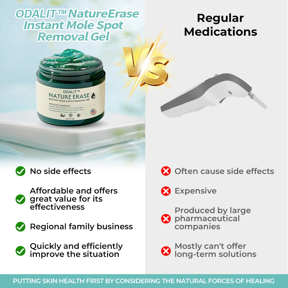 🥇Official Store: ODALIT™ Nature Erase Instant Mole & Spot Removal Gel | 🌿 Alligator Oil + Seaweed Extract🔥