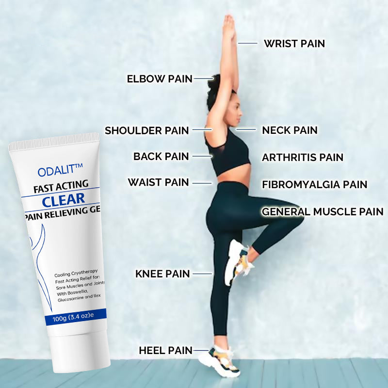 ODALIT™ 💪Soothing Cooling Gel – Menthol & Frankincense Formula for Muscle Tension Relief, Relaxation for Waist, Legs, Knees, Shoulders & Neck – Ideal for Post-Sports Fatigue