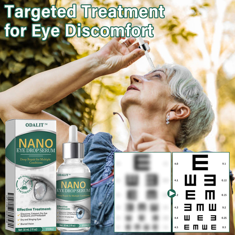 🥇ODALIT™ Nano Eye Drops Serum ✅FDA Approved(Suitable for presbyopia, dry eye syndrome, glaucoma, and cataracts)