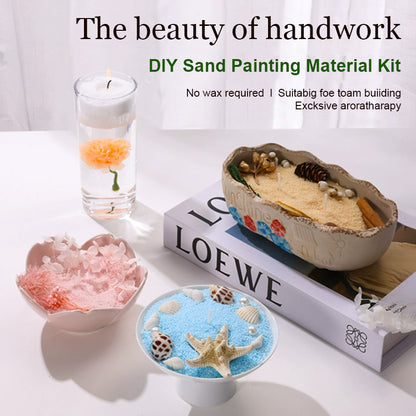 ODALIT™ Sand Candle | Safe, Long-Lasting & Eco-Friendly | Perfect for Kids and Pet-Friendly Spaces