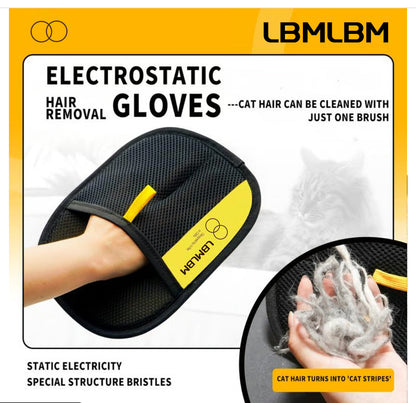 【🥇Last Day Promotion 49% OFF】LBMLBM™ Pet Hair Removal Gloves for Cat & Dog | Reusable Electrostatic Double Sided Grooming Glove for Couch, Carpet, Clothing |⚡2025 Newly Upgraded Removal Tool✨