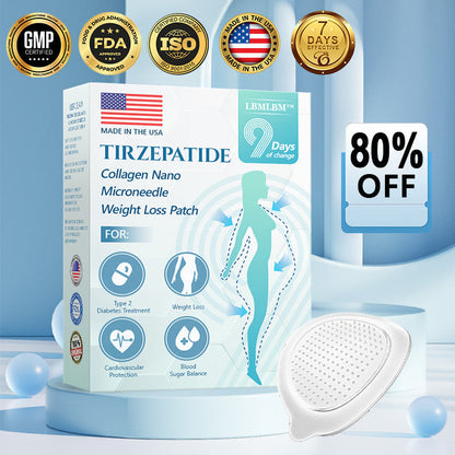 【Last Day Promotion 60% OFF】🌟LBMLBM™ 🌟SMGT-GLP-1  NIDDK-Tirzepatide NANO MICRONEEDLE PATCH🇺🇸👨‍⚕️Zero Pain, 24/7 Release | Lose 20lbs FAST | 90% Sugar Drop |