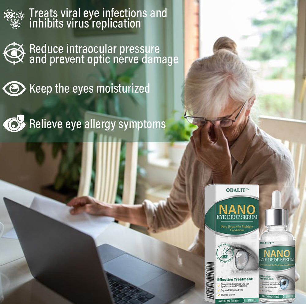 🥇ODALIT™ Nano Eye Drops Serum ✅FDA Approved(Suitable for presbyopia, dry eye syndrome, glaucoma, and cataracts)