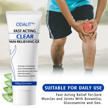 ODALIT™ 💪Soothing Cooling Gel – Menthol & Frankincense Formula for Muscle Tension Relief, Relaxation for Waist, Legs, Knees, Shoulders & Neck – Ideal for Post-Sports Fatigue