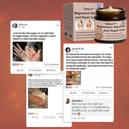 ✨ ODALIT™ Magnesium Glycinate Joint Repair Cream (Effective relief for arthritis, nerve pain, rheumatic conditions, sports injuries, and muscle spasms)✨
