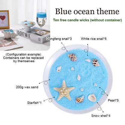 ODALIT™ Sand Candle | Safe, Long-Lasting & Eco-Friendly | Perfect for Kids and Pet-Friendly Spaces