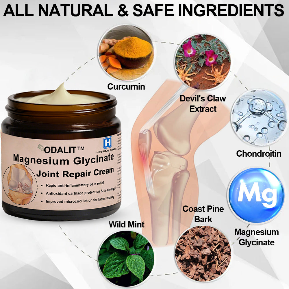 ✨ ODALIT™ Magnesium Glycinate Joint Repair Cream (Effective relief for arthritis, nerve pain, rheumatic conditions, sports injuries, and muscle spasms)✨