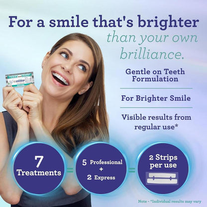 🥇 LBMLBM™ 7-Day Teeth Whitening Strips | Non-Slip Dry Strip Technology - Gentle, Fast Whitening for a Brighter, Confident Smile