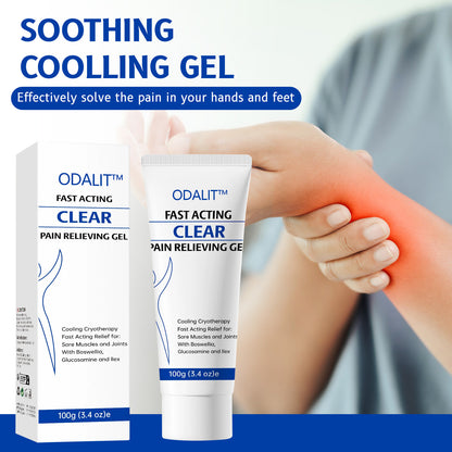 ODALIT™ 💪Soothing Cooling Gel – Menthol & Frankincense Formula for Muscle Tension Relief, Relaxation for Waist, Legs, Knees, Shoulders & Neck – Ideal for Post-Sports Fatigue