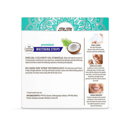 🥇 LBMLBM™ 7-Day Teeth Whitening Strips | Non-Slip Dry Strip Technology - Gentle, Fast Whitening for a Brighter, Confident Smile