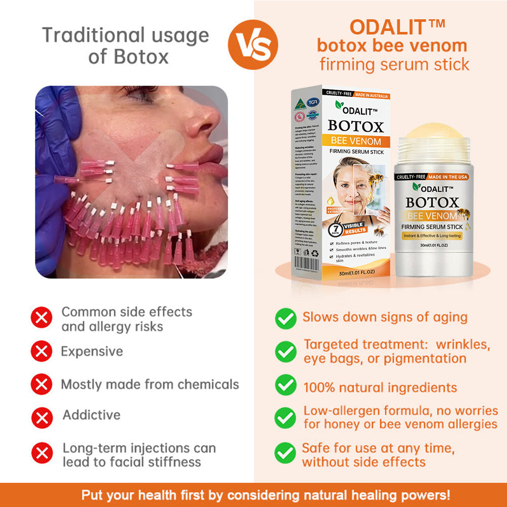 🥇ODALIT™🐝 Botox Bee Venom Firming Serum Stick | Reduces Wrinkles, Firms Skin, 30 Days Results, 50% OFF for Limited Time!💖