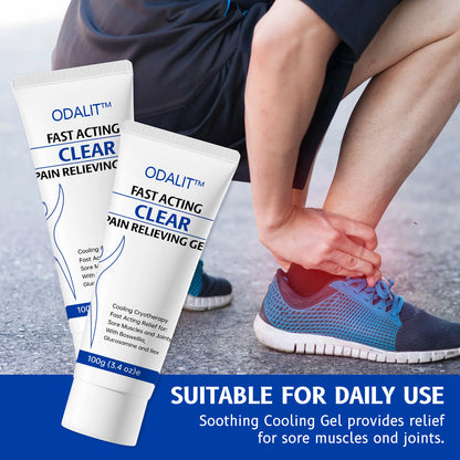 ODALIT™ 💪Soothing Cooling Gel – Menthol & Frankincense Formula for Muscle Tension Relief, Relaxation for Waist, Legs, Knees, Shoulders & Neck – Ideal for Post-Sports Fatigue