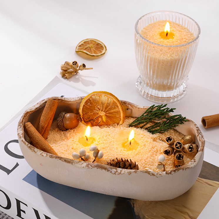 ODALIT™ Sand Candle | Safe, Long-Lasting & Eco-Friendly | Perfect for Kids and Pet-Friendly Spaces