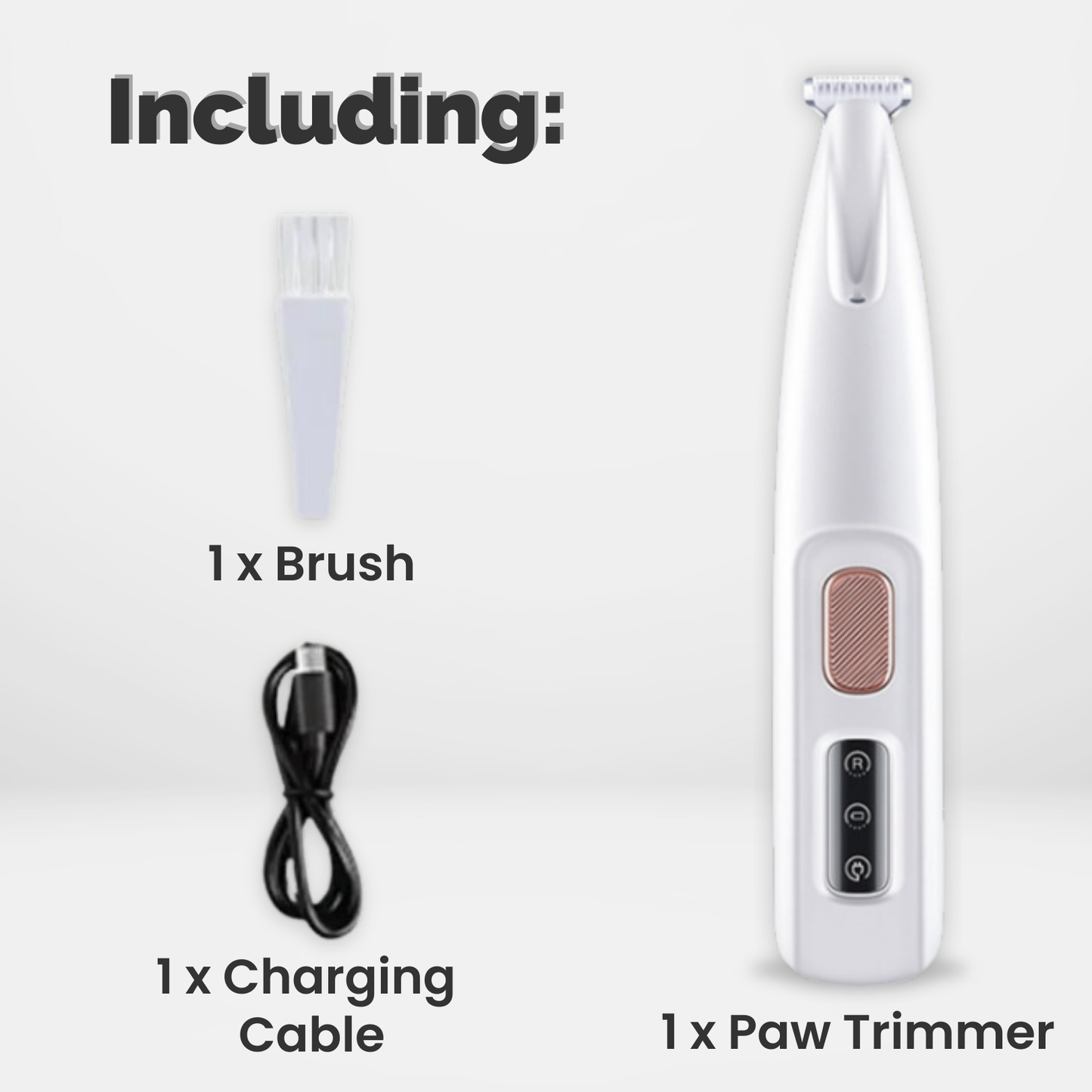 🥇Pet Precision Trimmer – Waterproof, Rechargeable Grooming Shaver with LED for Paws, Eyes, Ears, Face & More | For Small & Large Dogs & Cats✨